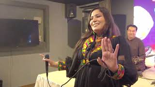 Shanza Ali Khan  Pashto Song  at Ashes Cafe Ajman UAE [upl. by Anoyi]