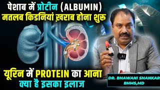 Treatment Of Protein Albumin In Urine  The Best Homeopathic medicine for albumin in urine  हिंदी [upl. by Enimsaj]