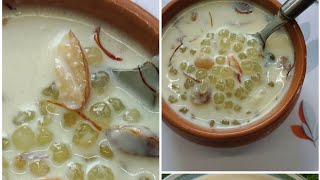 Sabudana Kheer sabakki payasasago payasam 10 min dessert [upl. by Mozart207]