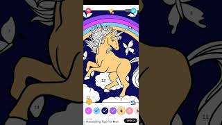 Unicorn kids colouring games kids masti plaza [upl. by Crescen]