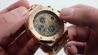 Audemars Piguet Royal Oak Offshore 26470OR Luxury Watch Review [upl. by Wimsatt746]