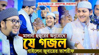 মাদানী হুজুরের অনুরোধে যে গজল গাইলেন।জুবায়ের আহমদ তাশরীফ।Qari Jubayer Ahmad Tasrif New Gojol 2024 [upl. by Nesrac]