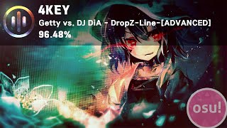 Osu 약상 Getty vs DJ DiA  DropZLineADVANCED 9648 [upl. by Krutz]