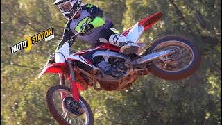 Essai Honda 450 CRF 2017 [upl. by Phail]