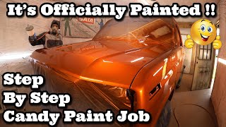 How To Do A Candy Paint Job On A Car Or Truck  Step By Step  Kandy Orange Tangerine 83 Ford Bronco [upl. by Tarsus]