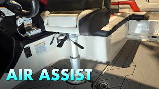 Air Assisted Seat Riser for Yamaha JetBoats  Easy DIY Install [upl. by Geraldina]