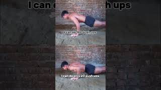 Who is better 100 or 20 Coment motivation pushups workout share [upl. by Lustig830]