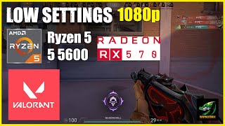 Unleashing VALORANT Ryzen 5 5600 and RX 570 Performance Showdown [upl. by Kial]