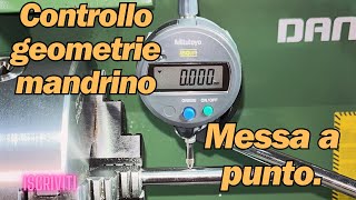 COME ALLINEARE MANDRINO TORNIO MULTITECH 800 PLUS  HOW TO ALIGN THE MULTITECH 800 PLUS LATHE CHUCK [upl. by Aimik465]