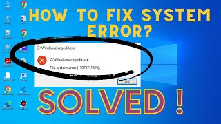 System crashed due to an unknown error  Ntfs file system error windows 10 fix  System error SOLVED [upl. by Silra655]