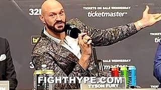 TYSON FURY VS DILLIAN WHYTE FULL KICKOFF PRESS CONFERENCE [upl. by Feil]