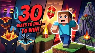 30 FUNNY WAYS TO DIE IN MINECRAFT 30 WAYS TO DIE🤣💯 [upl. by Ssitnerp]