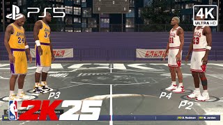 BLACKTOP  Kobe amp Shaq 2v2 Jordan amp Rodman  Lakers vs Bulls [upl. by Wichern]