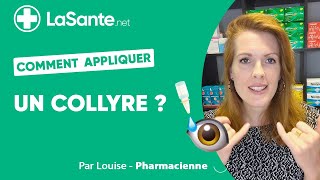 Comment appliquer un collyre [upl. by Doxia]