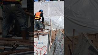 Remove formwork PC shorts construction [upl. by Mady]