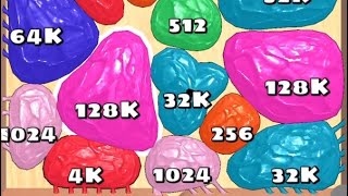 Blob Merge 3d Gameplay Satisfying 2048  Merge Game  72 [upl. by Brittne]