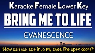 Evanescence  Bring Me To Life Karaoke Lower Key 5 [upl. by Wons709]