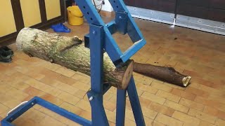 Cavalletto taglio legna Easel for cutting wood [upl. by Brandie]