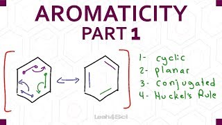 Aromaticity Part 1  Cyclic Planar Conjugated and Huckels Rule [upl. by Chancelor]