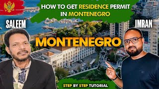 How to Get a Residence permit in Montenegro Through Property [upl. by Rima]