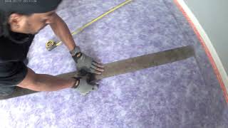 HOW TO FIT CARPET AND UNDERLAY ON STAIRS [upl. by Shaum]