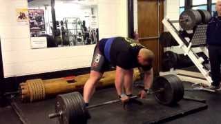 Benedikt Magnusson 340kg dead lift for reps [upl. by Tod371]