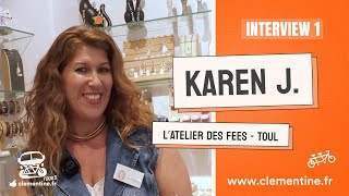 Clementine Tour 3  Interview Karen JACHEZ  L’Atelier des Fées [upl. by Letisha]