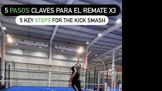 🎾5 PASOS PARA APRENDER EL REMATE X3🎾 [upl. by Hassadah34]