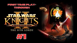 Star Wars Knights of the Old Republic II First Time Playthrough 1 Xbox Series X [upl. by Vtehsta]