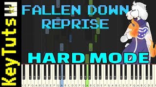 Learn to Play Fallen Down Reprise from Undertale  Hard Mode [upl. by Naahs115]