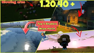 Top 5 Shaders For Mcpe Patch version  Mcpe Op Shaders [upl. by Pegma]