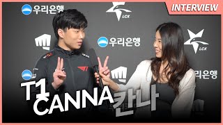 Canna on becoming T1s new top laner following his idol Khan  Ashley Kang [upl. by Luapnaej792]