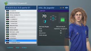 FACES atualizadas da DLC 50 do PES 2019  PRO EVOLUTION SOCCER 2019 [upl. by Wight]