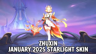 January 2025 Starlight Skin Zhuxin  MLBB [upl. by Aznecniv]