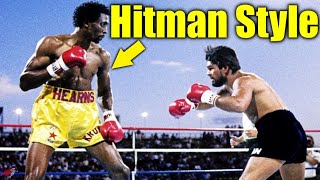 BOXING Thomas Hearns Flicker Jab Strongest Left Hand [upl. by Ayotahc]