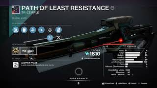 2 Minute God Roll Path of Least Resistance [upl. by Edris]