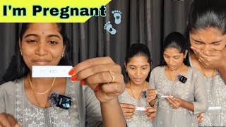 Im Pregnant🥹நான் தாய்மையை உணர்கிறேன்😭Live test paviLoveprasanth impregnant pregnant [upl. by Laikeze]