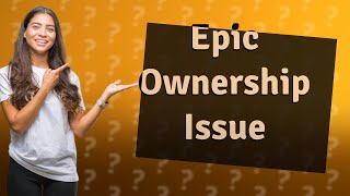 Why does Epic say I dont own Fortnite [upl. by Alverta]