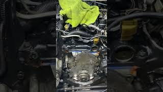 1984 Cadillac coupe Deville timing chain cover gasket replacement [upl. by Naarah]