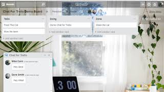 Chat for Trello Demo Video [upl. by Ingles]