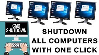 how to remotely shutdown any computer by using cmdcommand prompt  2019 [upl. by De Witt]