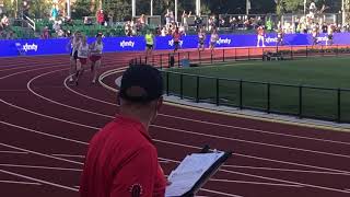 2021 Olympic Trials Mens 10k Kincaid Fisher Klecker  final 300m Woody Kincaid kills it [upl. by Lenette894]