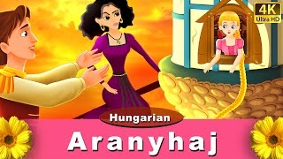 Aranyhaj  Rapunzel in Hungarian  Magyar Tündérmesék HungarianFairyTales [upl. by Barbi]