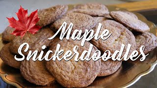 Maple Snickerdoodle Cookie RECIPE [upl. by Ailyt325]