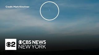 Video shows meteor reported over NYC and New Jersey [upl. by Macknair]