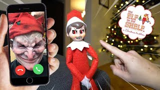 CALLING ELF ON THE SHELF ON FACETIME AT 3 AM HE COMES ALIVE [upl. by Einittirb602]