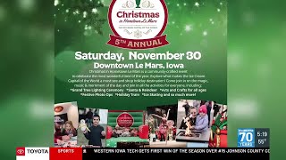 KTIV talks with Siouxland Woman Magazine about Christmas in Hometown Le Mars [upl. by Ziwot]