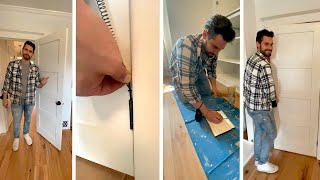 Door Wont Stay Open Quick Easy DIY Door Swing Fix [upl. by Ailehc978]