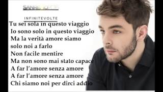 Lorenzo Fragola  Infinite Volte Testo [upl. by Nevar408]