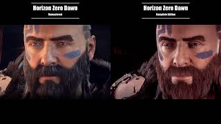 HORIZON ZERO DAWN REMASTERED VS COMPLETE EDITION [upl. by Lyndel163]